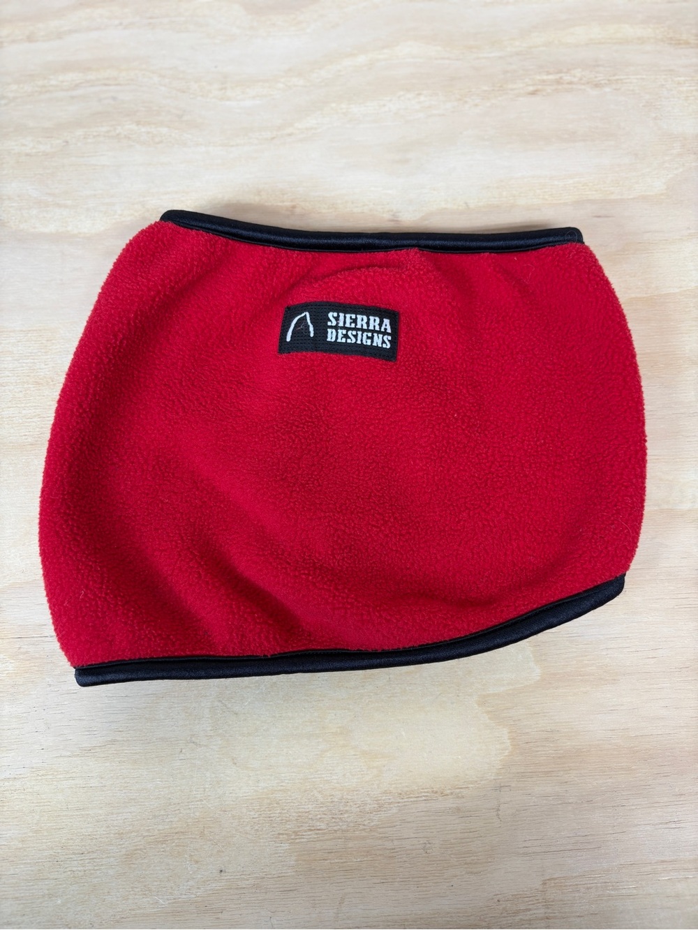 Vintage Sierra Designs Red Fleece Neck Warmer